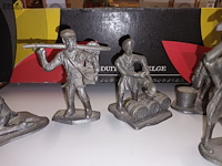 Lot 68 - miniatuur figuren in tin. 8 stuks - afbeelding 6 van  7