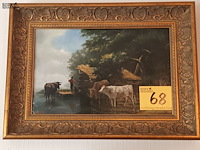 Lot 68 - schilderij koeien - afbeelding 2 van  4