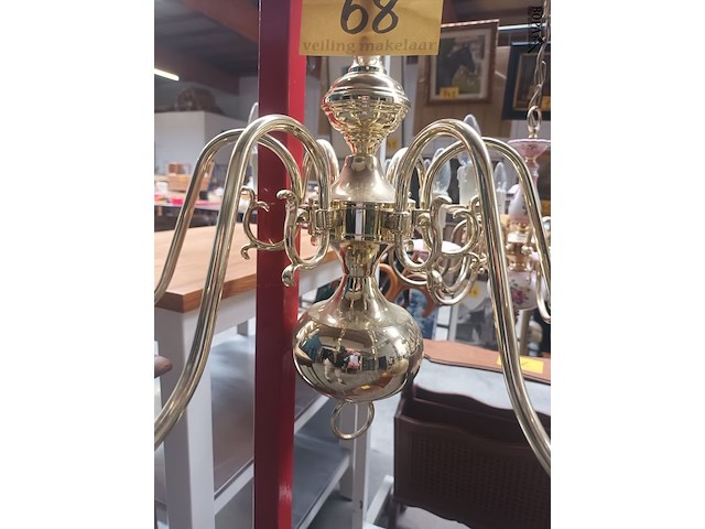 Lot 68 - vlaamse luster in koper - afbeelding 2 van  3