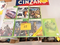 Lot 68 - x box 360 games. 8 stuks