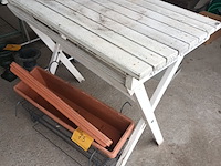 Lot 69 - houten tuintafel - afbeelding 4 van  4