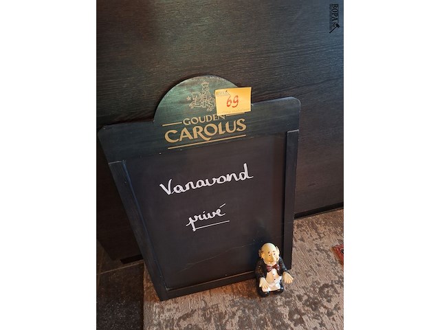 Lot 69 - krijtbord gouden carolus. - afbeelding 1 van  1