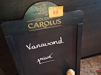Lot 69 - krijtbord gouden carolus. - afbeelding 1 van  1