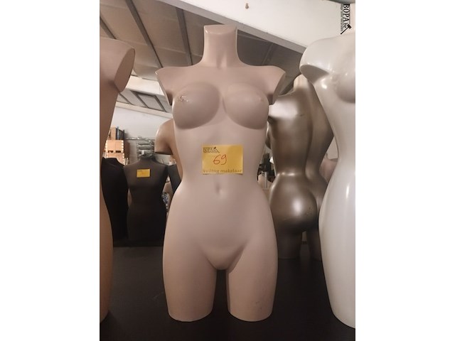 Lot 69 - paspop vrouw torso - afbeelding 1 van  2