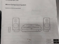 Lot 69 - sanyo micro component system - afbeelding 4 van  4