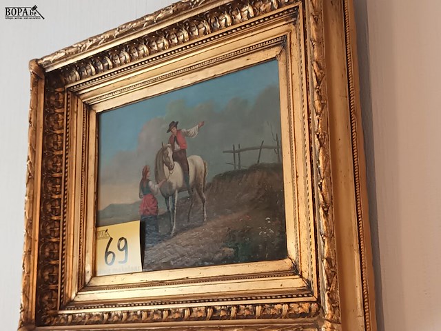 Lot 69 - schilderij wit paard - afbeelding 4 van  4