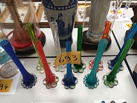 Lot 693 - glazen siervazen. 10 stuks - afbeelding 2 van  3