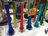 Lot 693 - glazen siervazen. 10 stuks - afbeelding 3 van  3