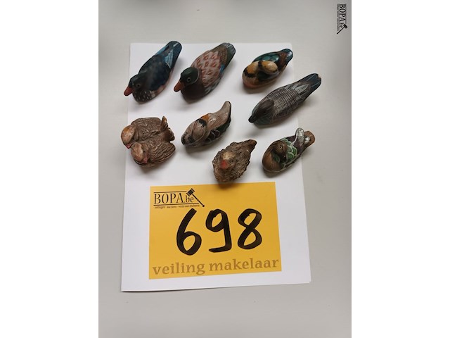 Lot 698 - miniatuur eendjes. 8 stuks - afbeelding 3 van  3