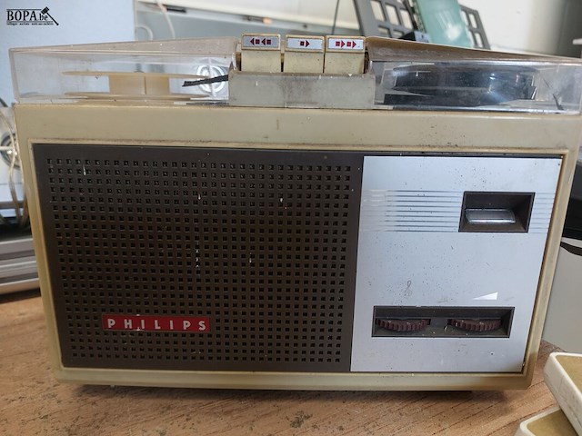 Lot 7 - bandrecorder philips el3586/00 met scotch - afbeelding 4 van  5