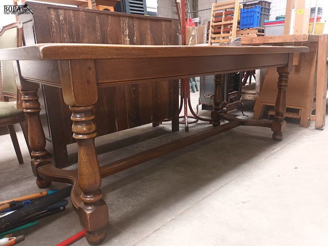 Lot 7 - eiken tafel - afbeelding 3 van  4