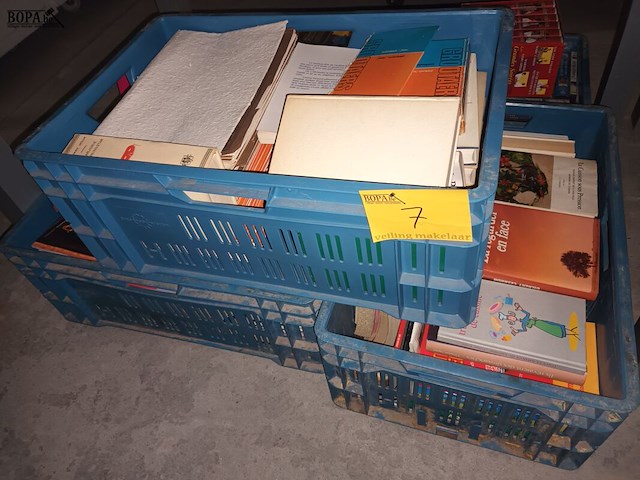 Lot 7 - franstalige boeken. 3 bakken - afbeelding 1 van  5