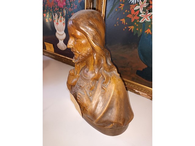 Lot 7 - gipsen jezusbeeld - afbeelding 2 van  4