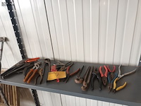 Lot 7 - handgereedschap. tangen. 18 stuks