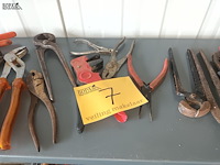 Lot 7 - handgereedschap. tangen. 18 stuks - afbeelding 3 van  4