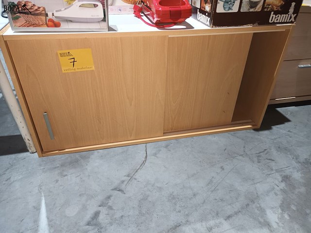 Lot 7 - hangkastje met schuifdeuren - afbeelding 1 van  3