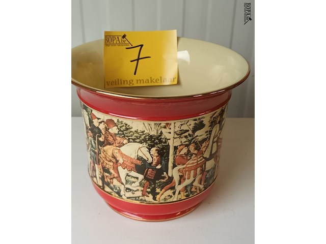 Lot 7 - italiaanse bloempot florentine - afbeelding 1 van  5