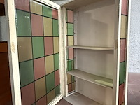 Lot 7 - muurkastjes met glas in lood effect - afbeelding 2 van  3