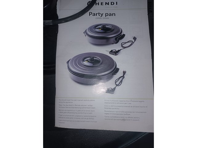 Lot 7 - party pan hendi - afbeelding 4 van  4