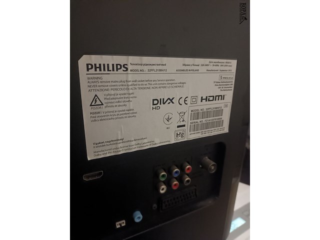 Lot 7 - philips 80 cm tv - afbeelding 3 van  4