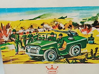 Lot 7 - polizei auto en jeep jimson. 2 stuks - afbeelding 2 van  10