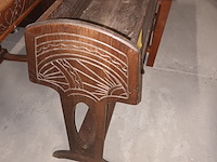 Lot 70 - antieke houten plantenbak - afbeelding 2 van  3