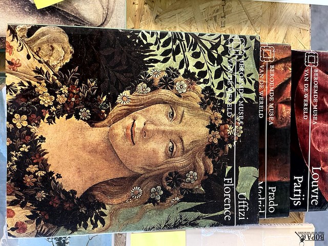 Lot 70 - beroemde musea louvre -prado-uffizi 3 boeken - afbeelding 1 van  6