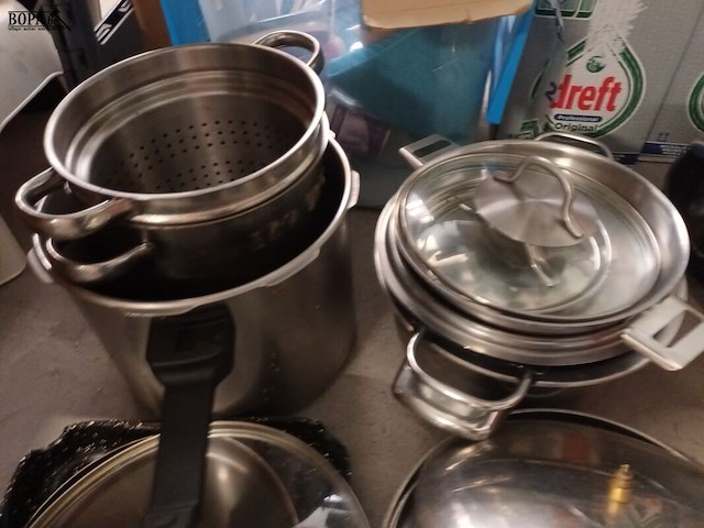 Lot 70 - kookpotten en pannen. 18 stuks - afbeelding 3 van  4