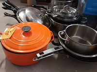 Lot 70 - kookpotten en pannen. 18 stuks - afbeelding 4 van  4