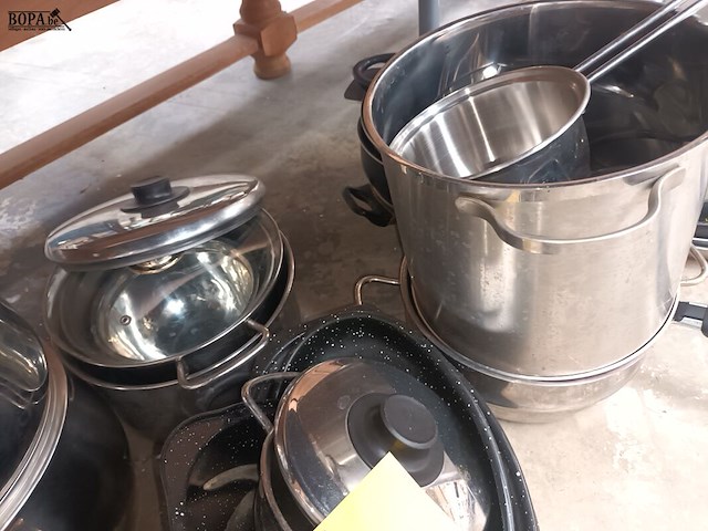 Lot 70 - kookpotten en pannen. 25 stuks - afbeelding 5 van  5