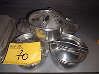 Lot 70 - metalen gamellen. 7 stuks - afbeelding 3 van  3