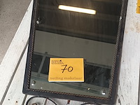 Lot 70 - metalen tuinspiegel - afbeelding 1 van  3