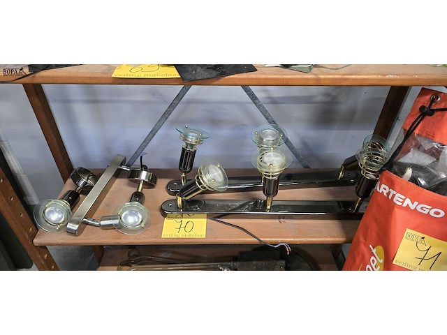 Lot 70 - plafondverlichting 5 stuks - afbeelding 1 van  3