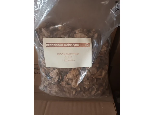 Lot 70 - rookhout snippers olijf 1 kg. 17 stuks - afbeelding 2 van  3