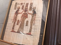Lot 70 - schilderij en papyrus - afbeelding 3 van  4