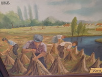 Lot 709 - schilderij landschap jo bossuyt - afbeelding 2 van  4