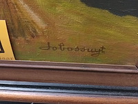 Lot 709 - schilderij landschap jo bossuyt - afbeelding 3 van  4