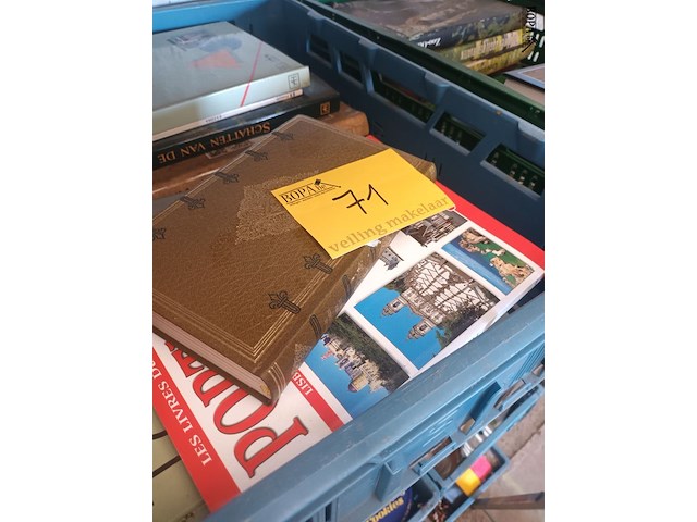 Lot 71 - boeken. 2 bakken - afbeelding 1 van  3
