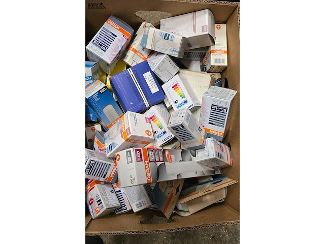 Lot 71 - doos diverse lampen - afbeelding 1 van  3