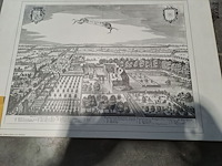 Lot 71 - historische gravure 'wacqven' op houten plank 50*32 - afbeelding 3 van  3