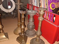 Lot 71 - kandelaars en gasbrander