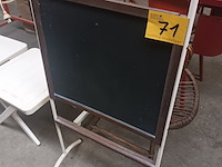 Lot 71 - krijtbord - afbeelding 1 van  3
