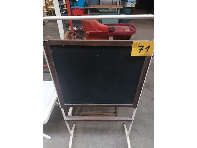Lot 71 - krijtbord - afbeelding 2 van  3