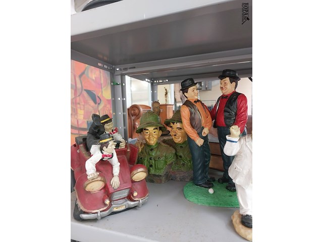 Lot 71 - laurel en hardy beeldjes, ong. 10 stuks - afbeelding 2 van  4