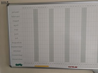 Lot 71 - planbord whiteboard - afbeelding 2 van  2