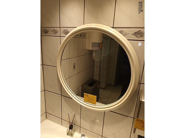 Lot 71 - ronde spiegel - afbeelding 2 van  2