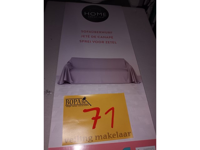 Lot 71 - sprei voor zetel. 2 stuks - afbeelding 2 van  3