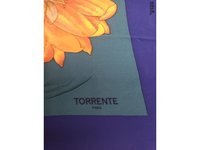 Lot 71 - zijden sjaal torrente paris - afbeelding 3 van  3