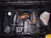 Lot 72 - accu schroefmachine worx in koffer - afbeelding 2 van  5