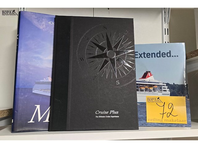 Lot 72 - boeken cruises 4 stuks - afbeelding 1 van  4